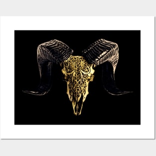 Goat Skull Posters and Art